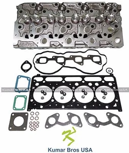 Neuer "kompletter" Diesel Zylinderkopf & oberer Dichtungssatz passt für Kubota V2003-M  - Bild 1 von 1