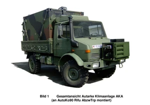 Autarke Klimaanlage 4 KW mit Dieselmotor 9 PS für Kabinen und Shelter Bundeswehr - Bild 1 von 12