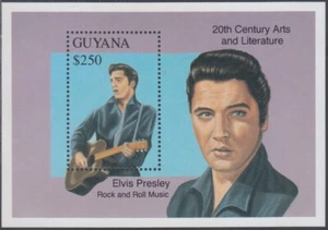 GUYANA Sc# 2685  MNH S/S  of ELVIS PRESLEY - Picture 1 of 1