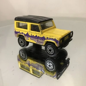 Vintage Matchbox Land Rover Ninety 90 1987 Diecast Model 1:62 Yellow - Picture 1 of 8
