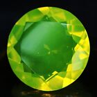 Neon Yellow Fire Australian Natural Opal Round Shape Loose Gemstones 75.90 Ct