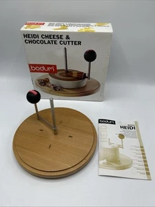 BODUM HEIDI Cheese & Chocolate Cutter Danish Denmark Kitchen Gadget Board - Picture 1 of 8
