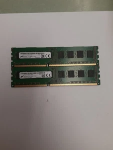 2x Micron 8GB DDR3 1600 MHz PC3-12800 DIMM Desktop RAM (MT16JTF1G64AZ-1G6E1) - Picture 1 of 3