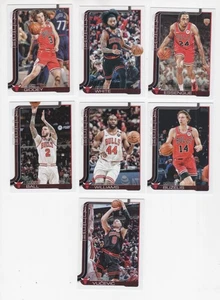 2025-26 TOPPS BASKETBALL CHICAGO BULLS TEAM SET WITH ROOKIE- 8 CARDS - Picture 1 of 2
