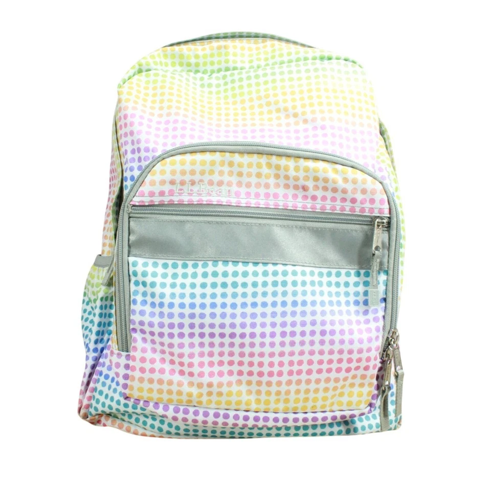LL Bean Unisex Niños Original Paquete de Libros 24L Mochila Escolar Multicolor Polka Foto 1 de 4
