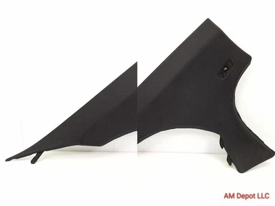 2011 BMW 535i 528i 550i F10 tampa traseira esquerda coluna acabamento preto 8038173 - Imagem 1 de 4