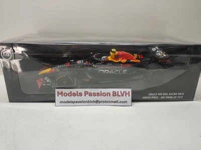 Red Bull RB18 Sergio Perez Abu Dhabi GP 2022 1/18 Minichamps - Photo 1/4