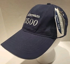Gulfstream G500 Aviation Cap & Lapel Pin Baseball Adjustable Hat Brand New Promo - Picture 1 of 9