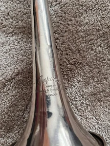 Boosey And Hawkes Imperial Post Horn in Ab - Silver Plate. Circa 1952 - Picture 1 of 5