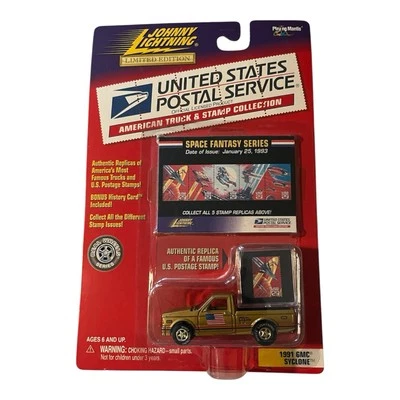 White Lightning 1991 GMC Syclone Pickup Johnny Lightning servicio postal de Estados Unidos USPS Foto 1 de 2