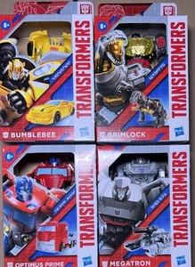 Hasbro Transformers Lot Of 4~Optimus Prime, Grimlock, Megatron, Bumblebee New - Picture 1 of 1