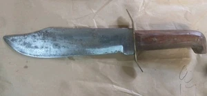 VINTAGE PAKISTAN BOWIE KNIFE FIXED BLADE WITH SHEATH 15" - Picture 1 of 6