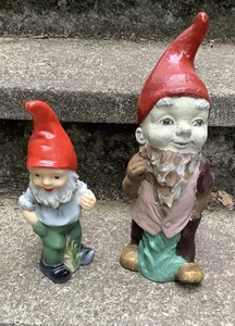 HEISSNER 9” VINTAGE GNOME LOT 932 & 942 West Germany Old - Picture 1 of 7