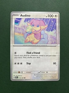 Audino 173/197 Common S&V: Obsidian Flames Pokemon TCG ERROR MULTIPLE PRINTS - Foto 1 di 2