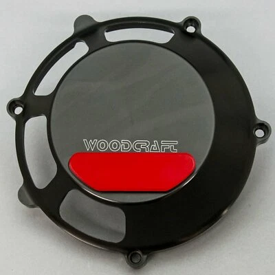 DUCATI 2002-2004 998 R S WOODCRAFT CUBIERTA EMBRAGUE PROTECTOR MOTOR - PLACA ROJA Foto 1 de 4