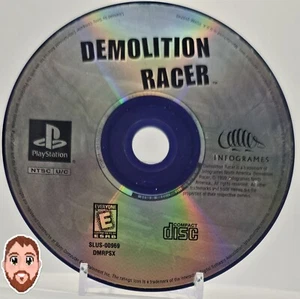 Demolition Racer Sony PlayStation 1 solo disco *¡Sin estuche ni manual!* - Imagen 1 de 2