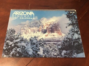 Arizona Highways 1987 12-Month Photography Calendar Great pictures! - Picture 1 of 4