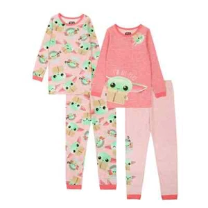 Disney Star Wars The Mandalorian 4 Piece Pyjamas Set - Picture 1 of 12