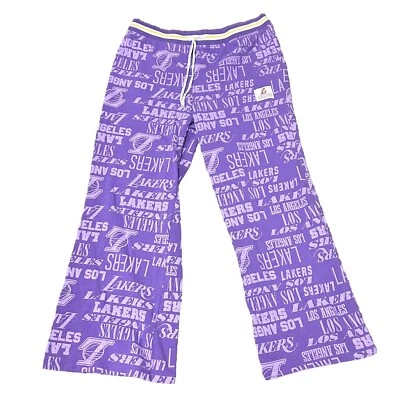 Pantalones deportivos Los Angeles Lakers para mujer XL púrpura salón novio NBA baloncesto Foto 1 de 4