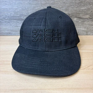 O'neill Hat Cap Fitted L/XL Black Surf Surfing Beach Performance - Picture 1 of 8