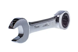 ASTA 11mm Short (Stubby) Ratcheting Combination Spanner 72T Ratchet 105mm Long - Picture 1 of 5