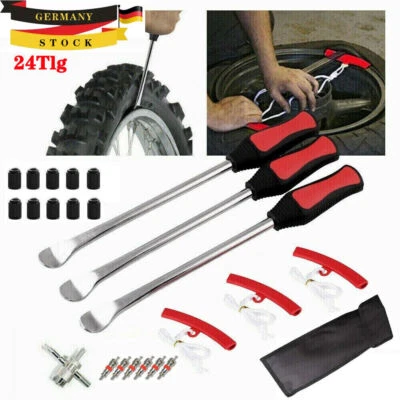MARKENLOS 29x Motorrad Fahrrad Reifenheber Montierhebel Montiereisen Reifen Montagehebel