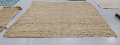 NATURAL 10' X  Square Pulled Threads Rug, Reduced Price 1172708094 NF447A-10SQ - Image 1 of 4