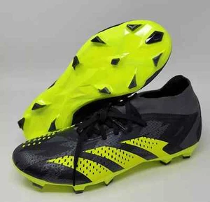 adidas Predator Accuracy.2 FG Soccer Cleats Black Volt IG0781 Men's Size 13 US - Picture 1 of 5