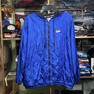 Vintage 90s Catalina Plus Quilted Blue Hooded Jacket Women’s Casual - Picture 1 of 6
