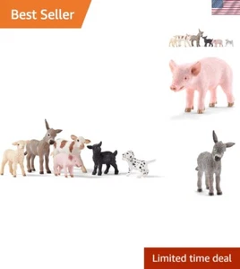 6-Piece Durable Baby Farm Animals Toy Set - Perfect for Creative Storytelling - Picture 1 of 8