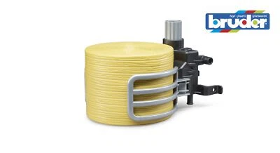 Accessories: Bale Gripper & Round Bale - Bruder 02332 NEW  - Image 1 of 2