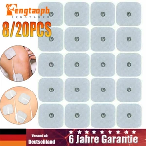 8/20PCS Elektroden für Sanitas Elektrostimulator Sem 40/43 Ems Tens 50*50 mm DHL - Bild 1 von 15