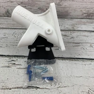 Betsy Flags HDPE Flagpole Bracket - 2-Position Pole Holder with Hardware - Picture 1 of 8