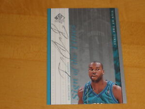 1999-00 SP Authentic Sign of the Times #BD Baron Davis Auto