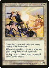 Sunstrike Legionnaire Legions HEAVILY PLD White Rare MAGIC MTG CARD ABUGames