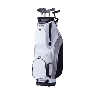 Uimoso 36” Golf Cart Bag 14 Way Organizer Divider Top 13 Pockets White Nylon - Picture 1 of 12