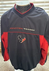 Houston Texans NFL Reebok On Field Sideline Pullover Jacket XL - Picture 1 of 7