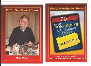 60th Philly Non-Sport Card Show Promo Card Set 2 Cards 1 Price Show Exclusive - Picture 1 of 3