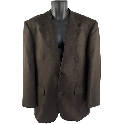 Gianni Manzoni Italy Houndstooth Wool Blazer Sport Coat Jacket Sz 42 Zignone - Image 1 of 4