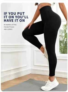 Women's Tummy Control premium cotton Leggings High Waist Stretch Pants Yoga - Picture 1 of 16