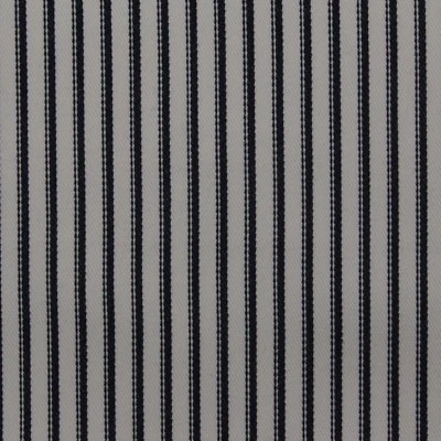 SAN MARCUS INDIGO BLUE STRIPE TICKING LIKE WOVEN MULTIUSE FABRIC BY YARD 54"W - Image 1 of 4