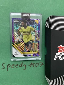 Topps Total Football Champions League X-Fractor Bellingham Purple RARE #2/3 #58 - Picture 1 of 3