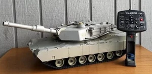 RC Tank M1A2 Abrams Battle Tank 1/24 Scale Real Action Semi functional FOR PARTS - Picture 1 of 22