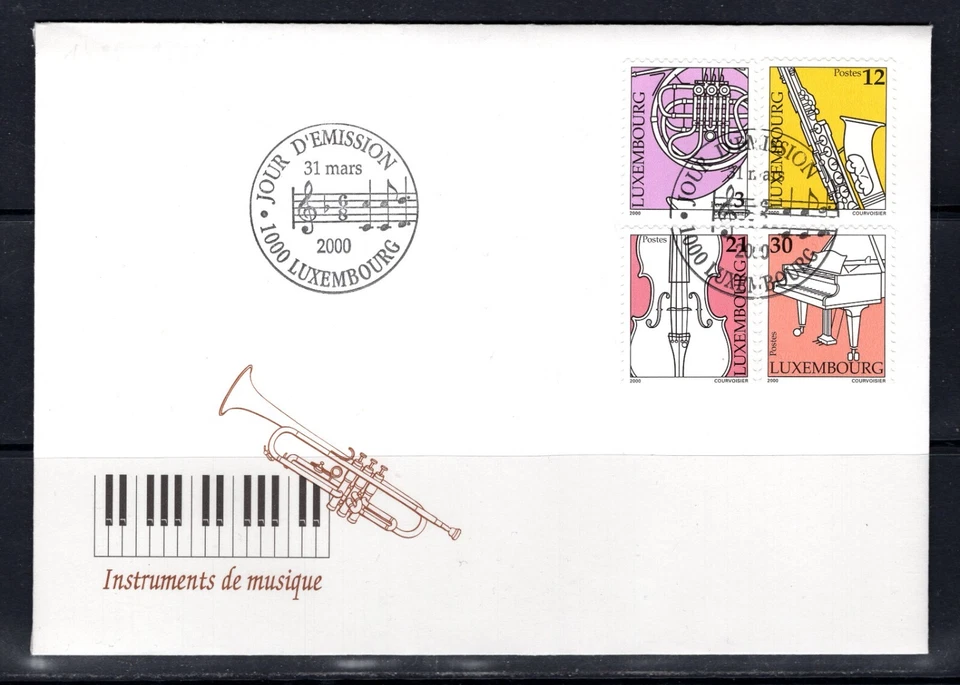 Luxembourg 2000 music FDC - Image 1 of 1