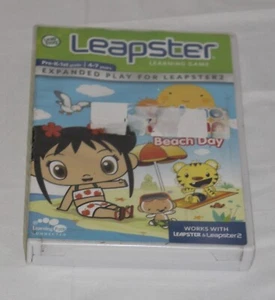 LEAP FROG LEAPSTER 1 & 2 LEARNING GAME Nickelodeon NIHAO KAI-LAN Beach Day NEW - Picture 1 of 4