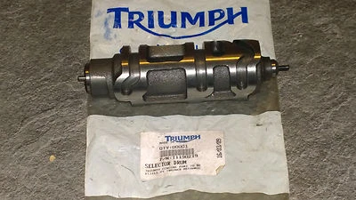 Triumph Rocket III Classic Roadster Touring New Gear Selector Drum P/No T1190219 — 第 1/4 张图片