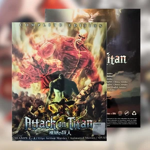 Attack on Titan (Season 1 - 4) + 2 Movie + 8 OVA DVD Complete English Version - Picture 1 of 6