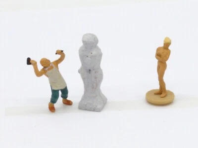 Preiser Figures Sculptor & Nude Model - OO/HO - (Unused) Mint Condition - Image 1 of 4