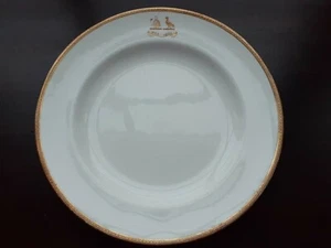 SELTENE antike WEDGWOOD PRO REGE Wappen "Für den König" TELLER T. Goode & Co. LONDON - Bild 1 von 12