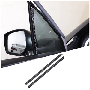 Pegatina de pilar de cuarto de vidrio frontal de fibra de carbono para Subaru Forester 2013-2018 - Imagen 1 de 16